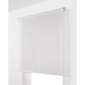 Estor Enrollable Transucido Bran, 150 X 175 Cm. Blanco Estoralis