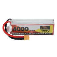 bateria lipo zop power 148v 4000mah 100c 4s con conector xt60 para dron rc