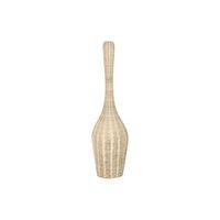 lampara pie ratan hierro 25x25x85 natural