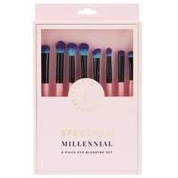 spectrum everyday sets millennial pink 8 piece eye blending makeup brush set