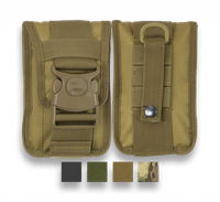 funda tipo bolso barbaric de nylon 600d de color verde tamano 11x17x8 cm con sistema molle