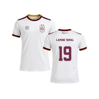 Camiseta 2 Estrellas Lamine Yamal España Mundial 2026 Réplica Oficial -infantil