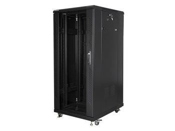 Rack independiente Lanberg FF01-6827-12B 27U 800kg 600x800mm ventilación avanzada Negro