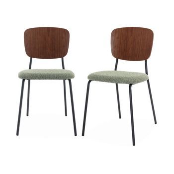 Sillas Loop Texturizada, Set De 2, Verde