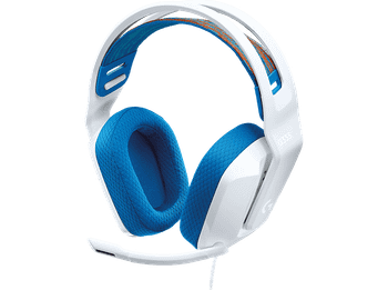 Auriculares gaming - Logitech G335, De diadema, Con cable, Micrófono integrado, PS/PC/Xbox/Nintendo Switch, Jack 3.5mm, Blanco