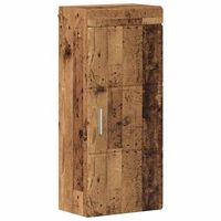armario de pared para bano  mueble de bano tulum madera vieja 37 x 245 x 86 cm