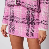 kitri susan boucle knit mini skirt - m
