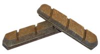 par de cartuchos de pastillas de freno ashima para ruedas carbone frenos campagnolo compatibles