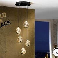 lampara de techo led rocio 25w