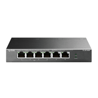 6-port 10100 mbps desktop switch with 4-port poe in