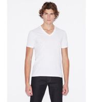 ax armani exchange para hombre 8nzt75zja5z1100 camiseta lisa blanco xl casual algodon manga corta