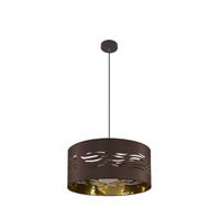 fabrilamp colgante niebla 1xe27 marron marron oro 40d