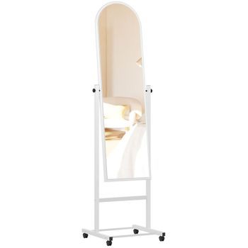 Espejo De Pie Evoir Madera Blanco 39x39x151 Cm Clp