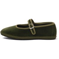 priv lab bailarinas verde chiaro velluto para mujer