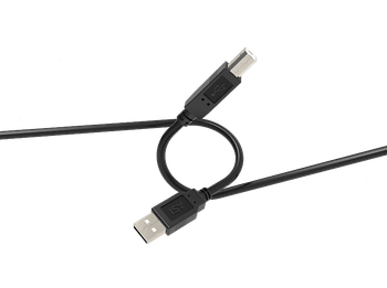 Cable USB - ISY IUC-1004, 2.0, USB-A a USB-B, 3m, 480 Mbps, Negro
