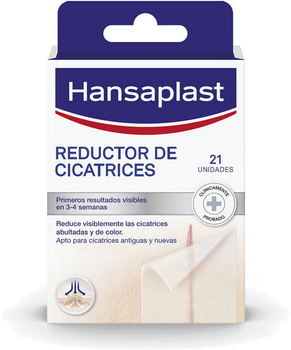 Hansaplast Apósito Reductor de Cicatrices 3,8cm x 6,8cm 21 uds