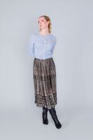 cardigan con lentejuelas y botones joya sky