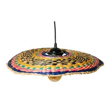 Lampara Colgante Rattan 220v E27