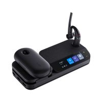 yealink bh71 pro auricular inalambrico bluetooth con centro de llamadas y base de carga negro