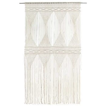 Cortina De Macramé Algodón 140x240 Cm