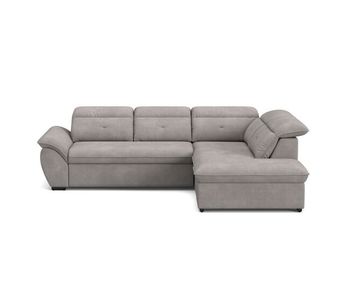 Rinconera izquierda con cama l zoom color gris claro