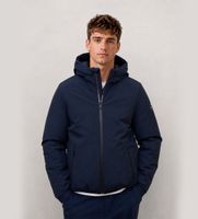ecoalf para hombre mcmgajkcarte0774w26-161 chaqueta cartes azul marino s casual poliester reciclado sostenible