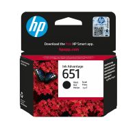 cartucho de tinta hp 651 negro original advantage