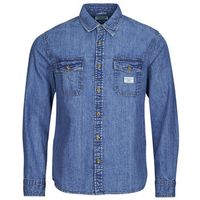 guess camisa manga larga regular ls denim shirt para hombre