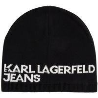karl lagerfeld gorro klj single layer logo bean para mujer