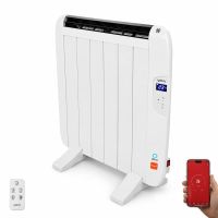 yoevu radiador electrico bajo consumo 6 elementos 900w de pared o pie