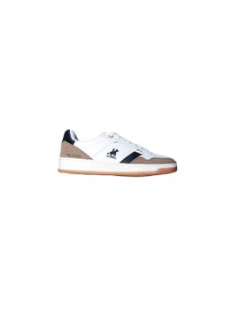 Zapatillas Grand Polo Ginnica Mix Hombre Blanco/Marrón