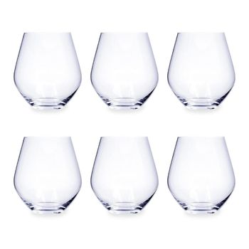 Juego de 6 vasos bajos cristal 50 cl