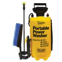 portawasherportable power 10l sprayer with xtra wash brush