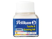 pelikan 201673 - tinta china color blanco bote de 10 ml