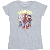 marvel camiseta spidey and his amazing friends para mujer