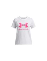 camiseta manga corta under armour big logo ss nina blanco