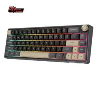 teclado mecanico royal kludge rk r65 en portugues brasileno con cable intercambiable en caliente 66 teclas 65 retroiluminacion rgb para gamers
