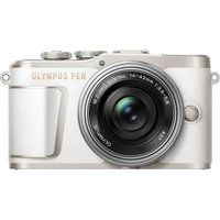 olympus pen e-pl9 mirrorless camera with mzuiko digital ed 14-42 mm f35-56 ez lens - white white