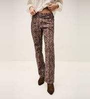 bash para mujer 1e26toot jeans tooty marron 38 casual animal print algodon
