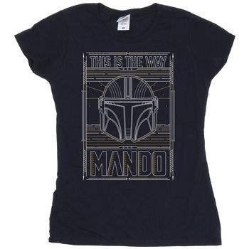 Disney Camiseta manga larga The Mandalorian The Way para mujer