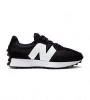 new balance para hombre ms327v1 zapatillas de piel 327 negro 40 plano cordones casual