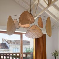 lampara colgante screen rafia xl