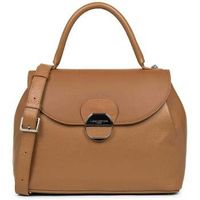 lancaster bolso de mano bolso de mano con solapa y cierre pia camel para mujer