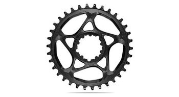 Absoluteblack plato redondo  estrecho  ancho  de montaje directo para transmisiones sram 12v  negro