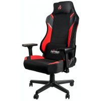 nitro concepts x1000 silla gaming negraroja