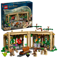 lego lego castillo de hogwarts clase de herbologia 76445