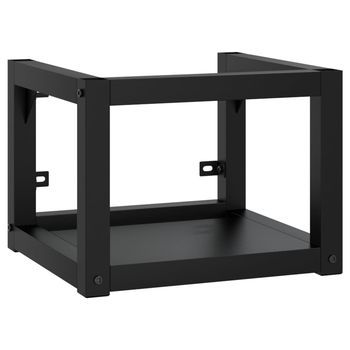 Estructura De Lavabo | Mueble De Lavabo Suspendido Hierro Negro 40x38x31 Cm