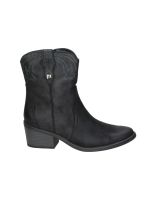 botines camperos mustang tanubis con tacon negros 38