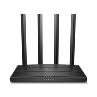 router wifi dual band tp-link archer c80 ac1900 1300mbps 5ghz  600mps 24ghz 5p giga 4 antenas iptv ipv6 ready