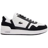 lacoste zapatillas t-clip logo leather para hombre